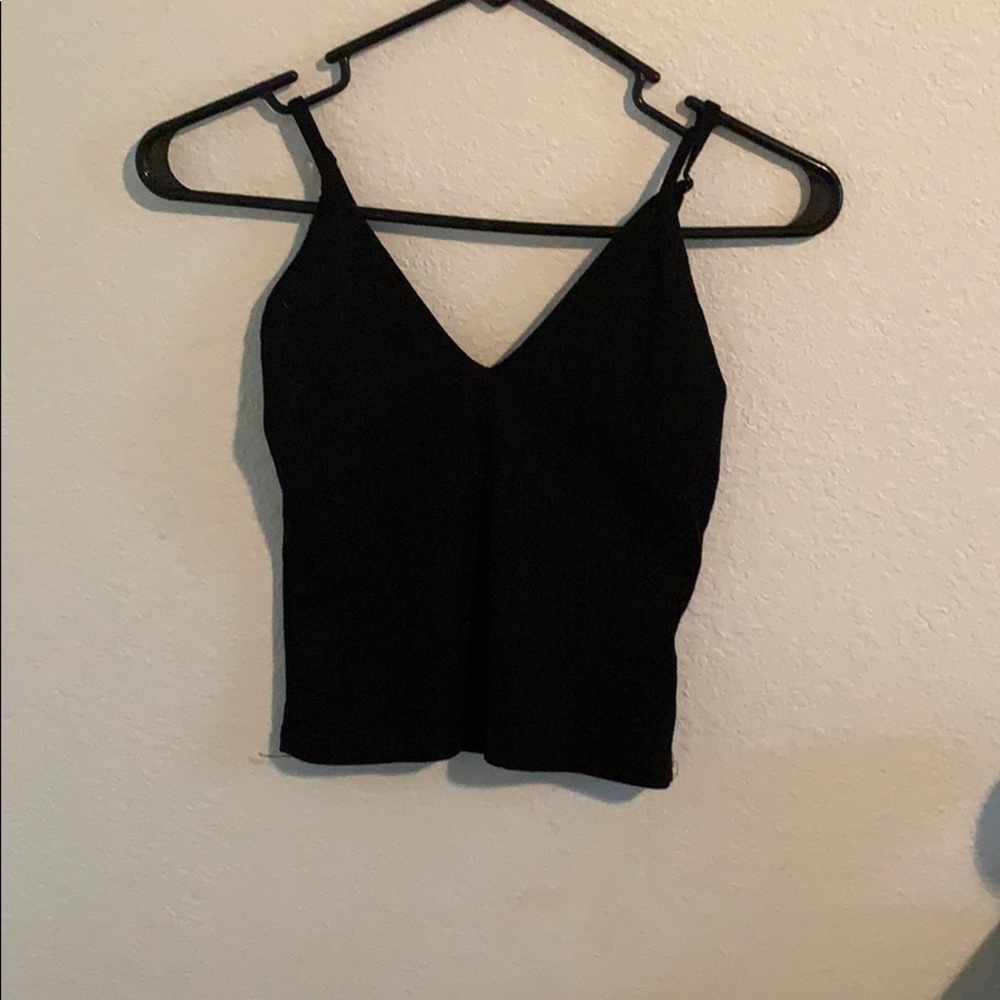 black tank top